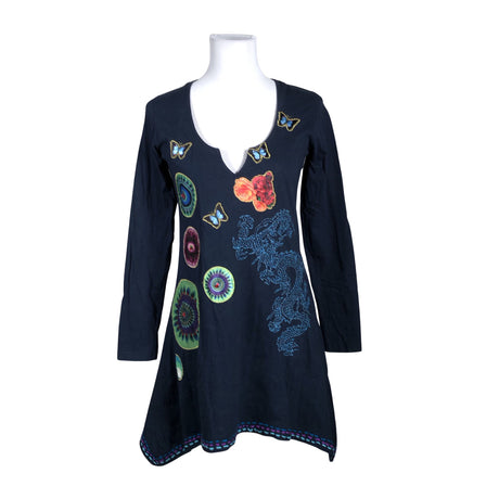 Unisex Desigual - Trikotaažist tuunika, suurus 36 - Sinine ()