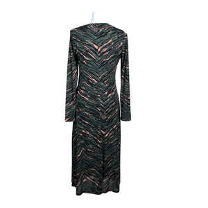 Unisex Lindex - Trikotaažist kleit, suurus 40 - Roheline (2)