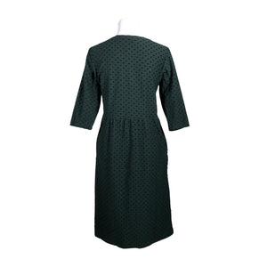 Unisex Aarrelabel - Trikotaažist kleit, suurus 36 - Roheline (2)