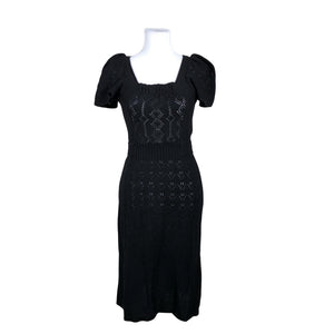 Unisex IVANAhelsinki - Kootud kleit, suurus 36 - Must (1)