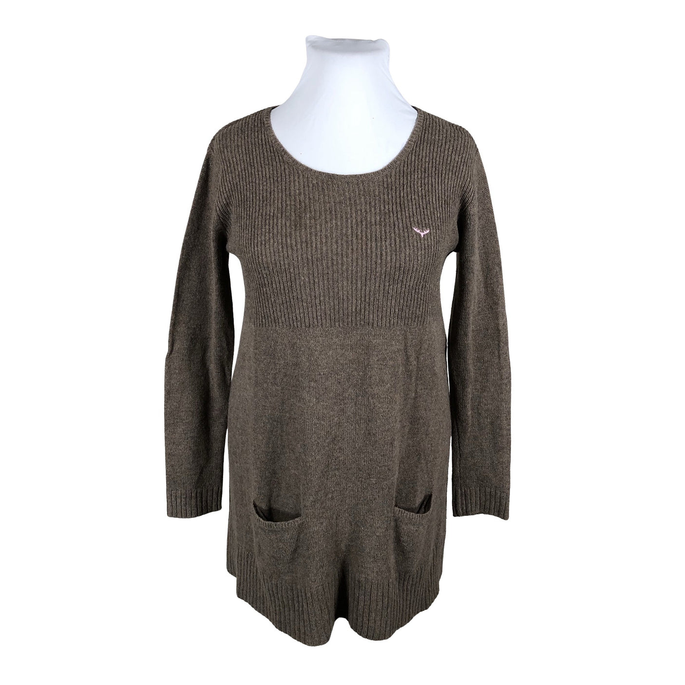 Unisex Sand - Kootud tuunika, suurus 42 - Pruun (2)
