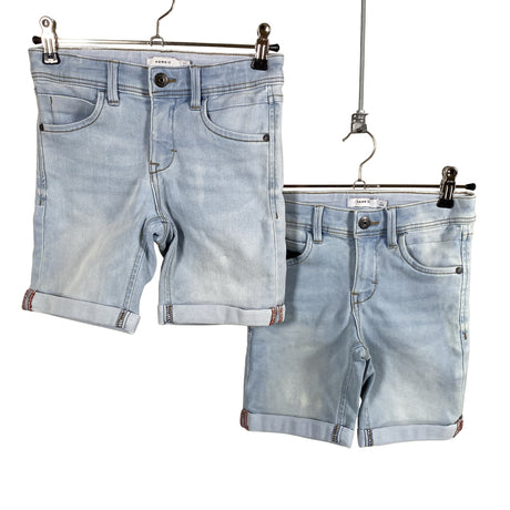 Unisex Name It - Teksast lühikesed püksid, suurus 116 - 122 - Helesinine ()