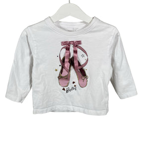 Unisex Name It - Trikotaažist pluus, suurus 86 - 92 - Valge (1)