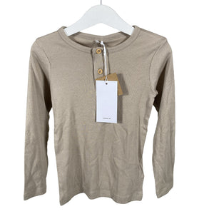 Unisex Name It - Trikotaažist pluus, suurus 110 - 116 - Beige (1)