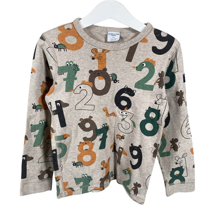 Unisex Polarn O. Pyret - Trikotaažist pluus, suurus 110 - 116 - Beige (2)