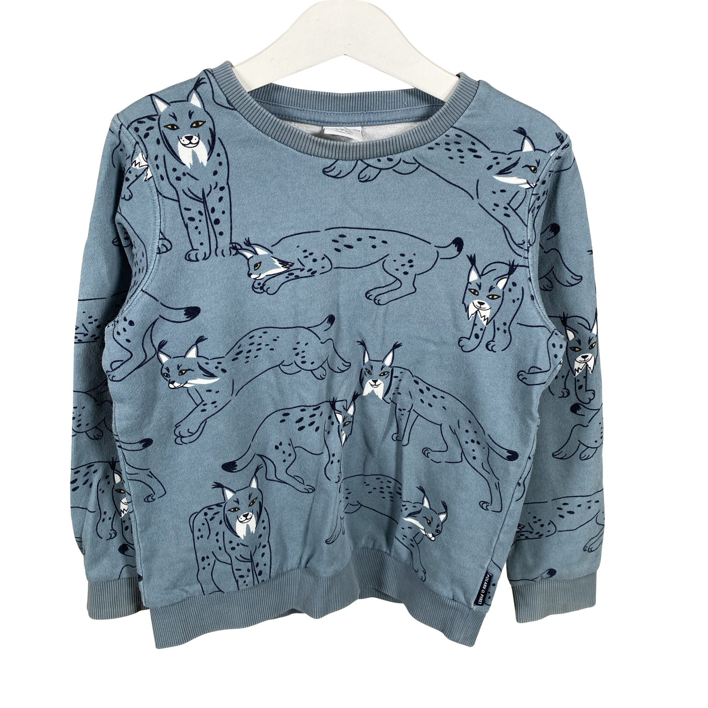 Unisex Polarn O. Pyret - Dressikangast pluus, suurus 116 - 122 - Sinine (1)