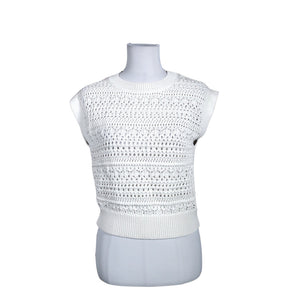 Unisex Ivo Nikkolo - Kootud vest, suurus 36 - Valge (1)