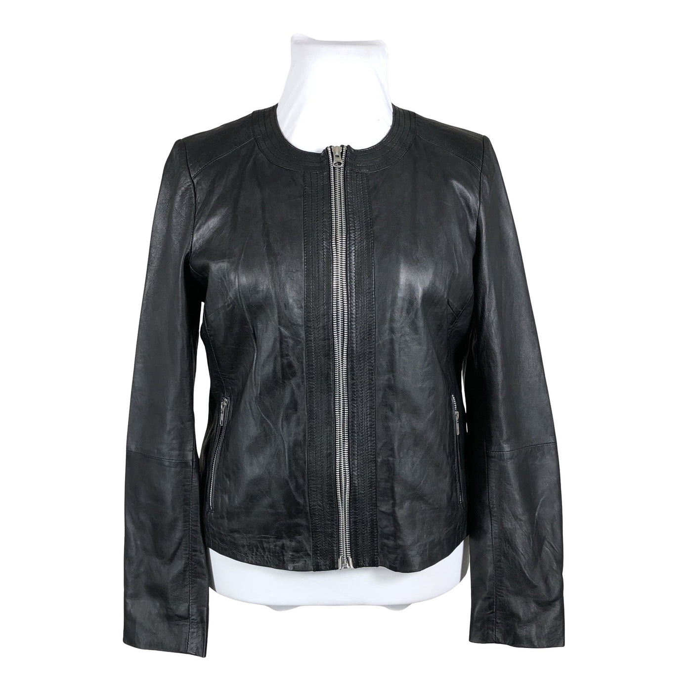 Unisex Saki - Nahktagi, suurus 44 - Must (1)