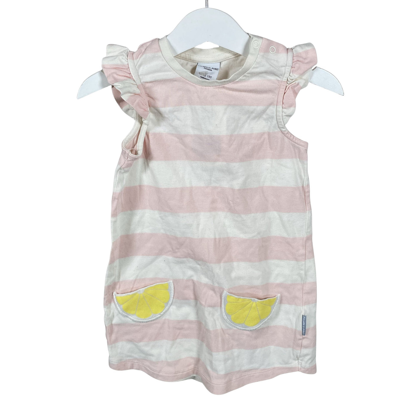 Unisex Polarn O. Pyret - Trikotaažist kleit, suurus 80 - 86 - Heleroosa (1)