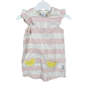 Unisex Polarn O. Pyret - Trikotaažist kleit, suurus 80 - 86 - Heleroosa (1)