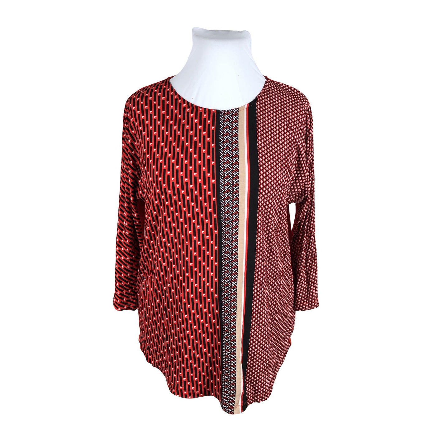 Unisex Gerry Weber - Trikotaažist pluus, suurus 42 - Punane (2)