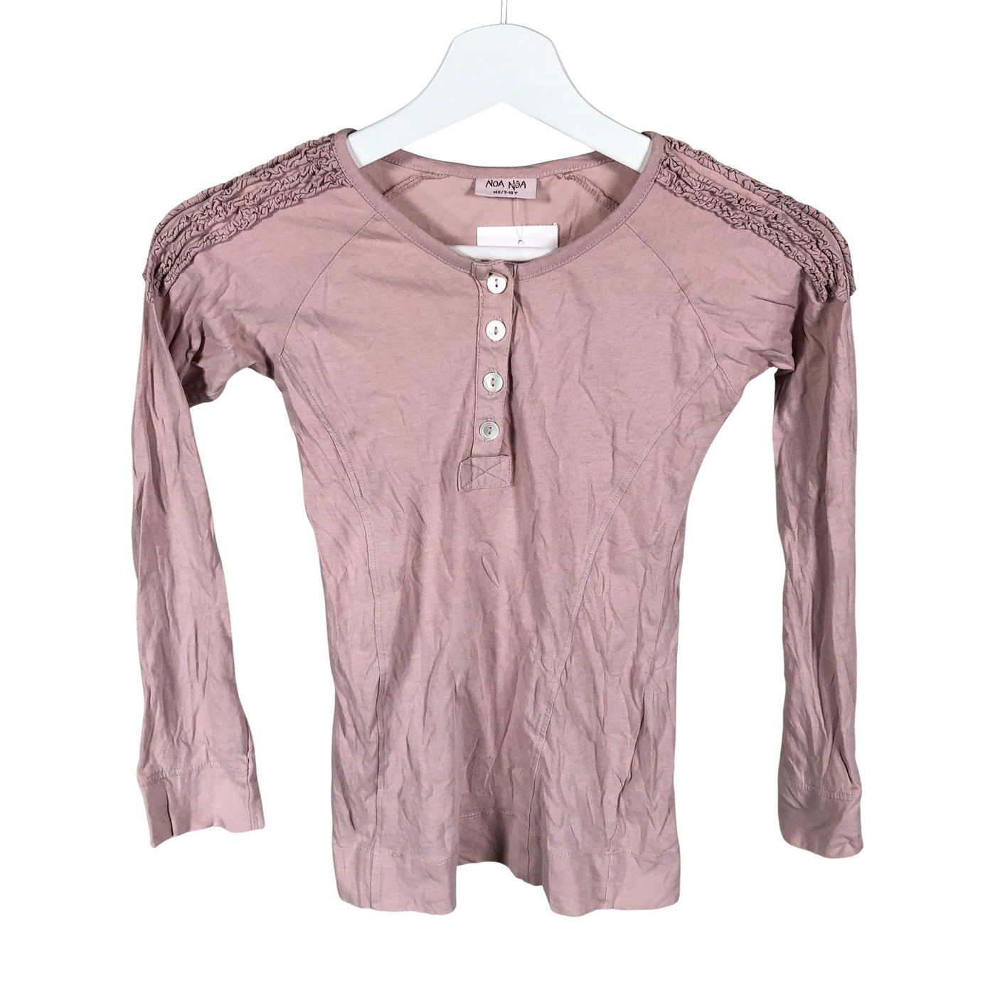 Unisex Noa Noa - Trikotaažist pluus, suurus 140 - 146 - Heleroosa (1)