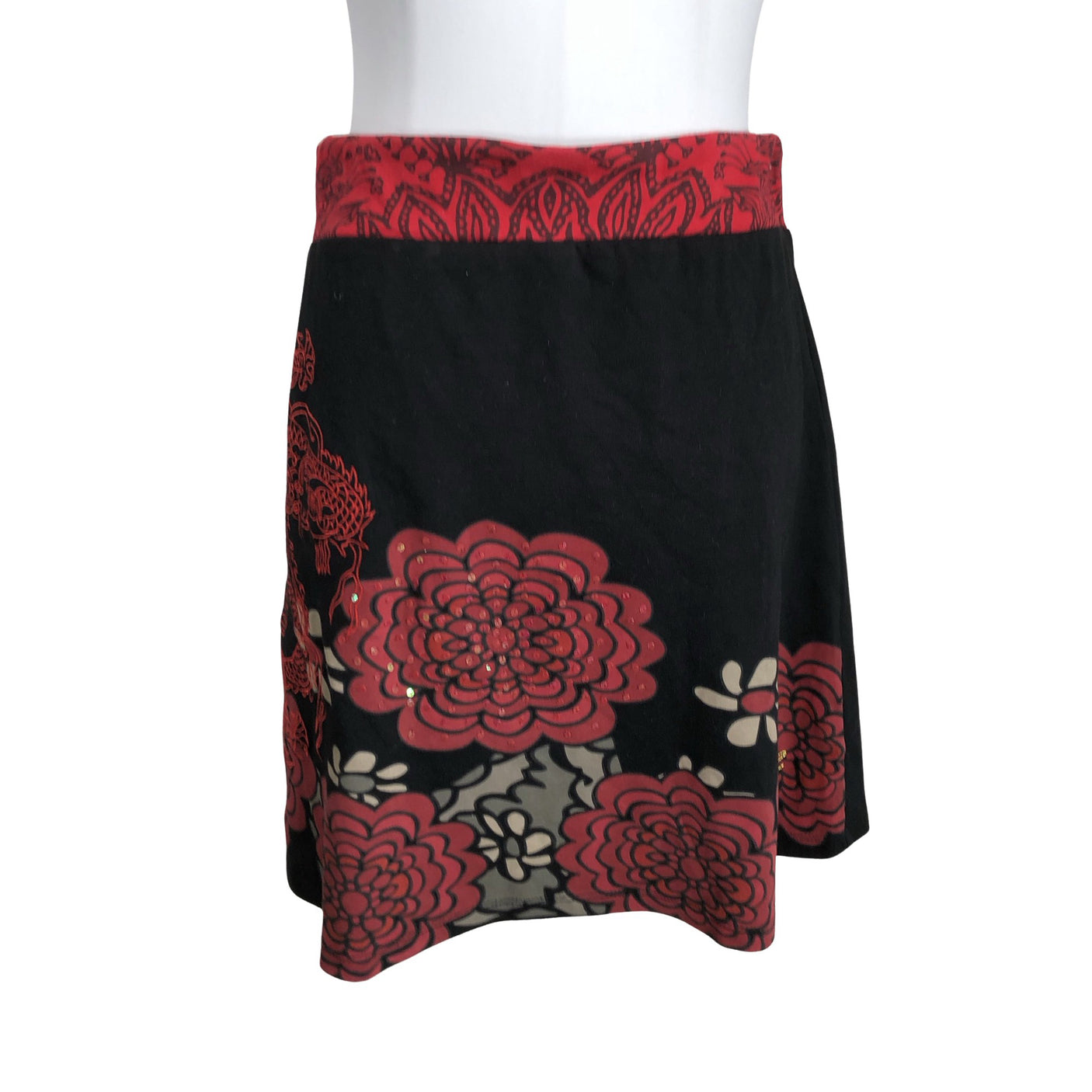 Unisex Desigual - Trikotaažist seelik, suurus 40 - Must (2)