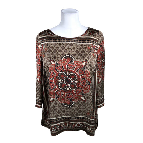 Unisex Taifun - Lühikeste käistega pluus, suurus 42 - Punane ()
