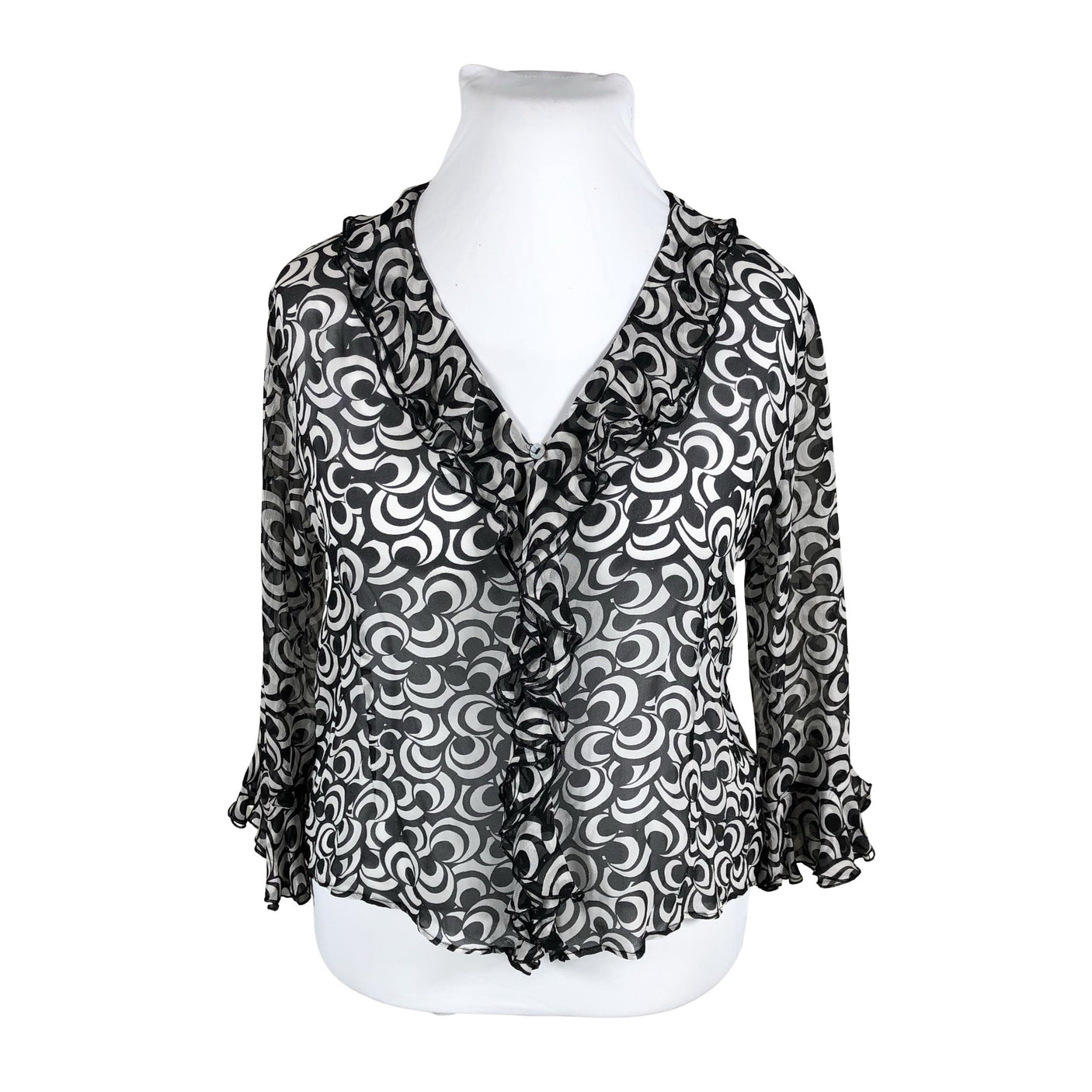 Unisex Järvi Muoti - Pluus, suurus 42 - Must (1)