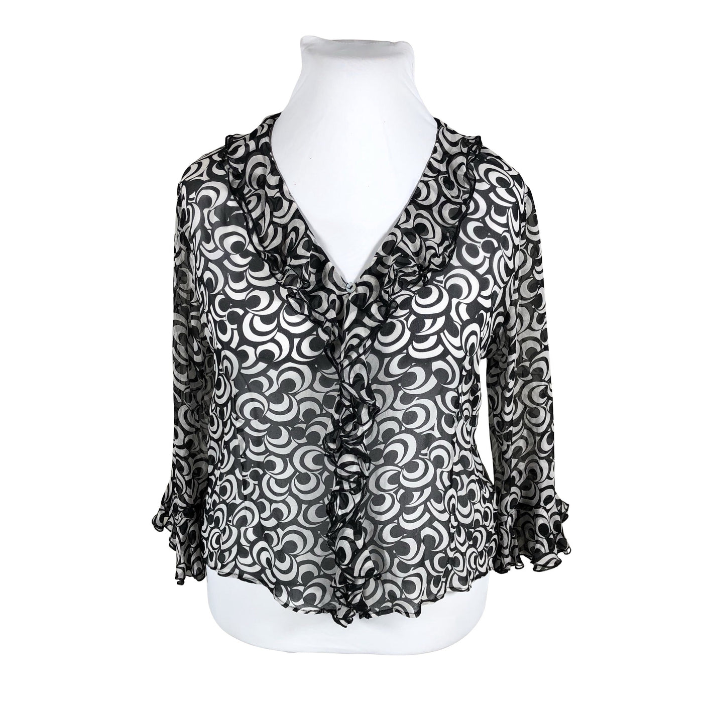 Unisex Järvi Muoti - Pluus, suurus 42 - Must (2)