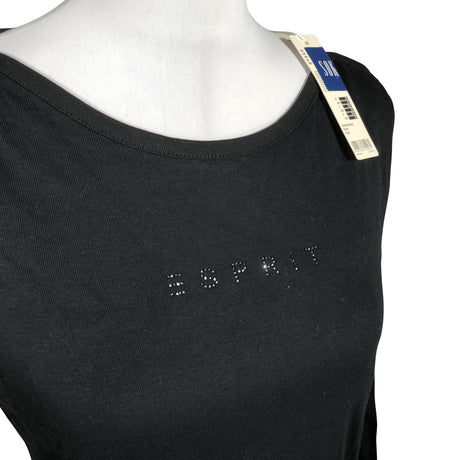 Unisex Esprit - Trikotaažist pluus, suurus 42 - Must (2)