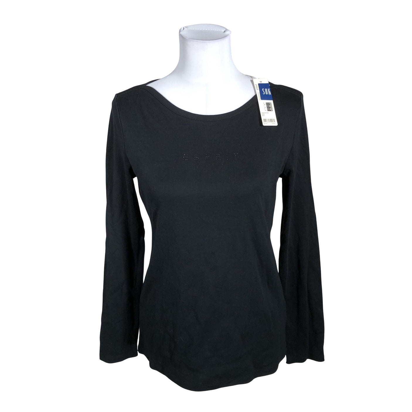 Unisex Esprit - Trikotaažist pluus, suurus 42 - Must (1)