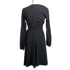 Unisex Versonpuoti - Trikotaažist kleit, suurus 36 - Must (2)