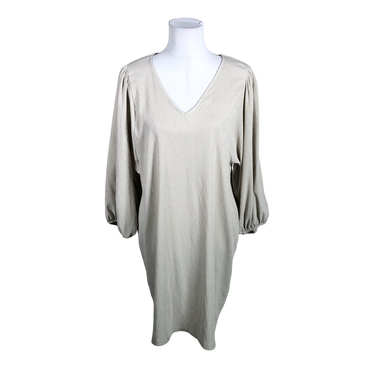 Unisex Lindex - Trikotaažist tuunika, suurus 40 - Beige (1)