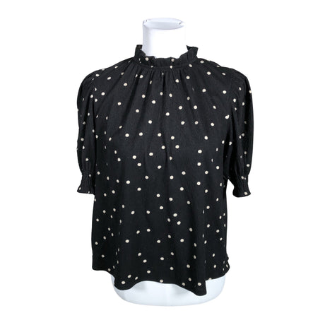 Unisex Holly & Whyte by Lindex - Lühikeste käistega pluus, suurus 40 - Must ()