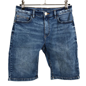 Unisex Next - Teksast lühikesed püksid, suurus 146 - 152 - Sinine (1)