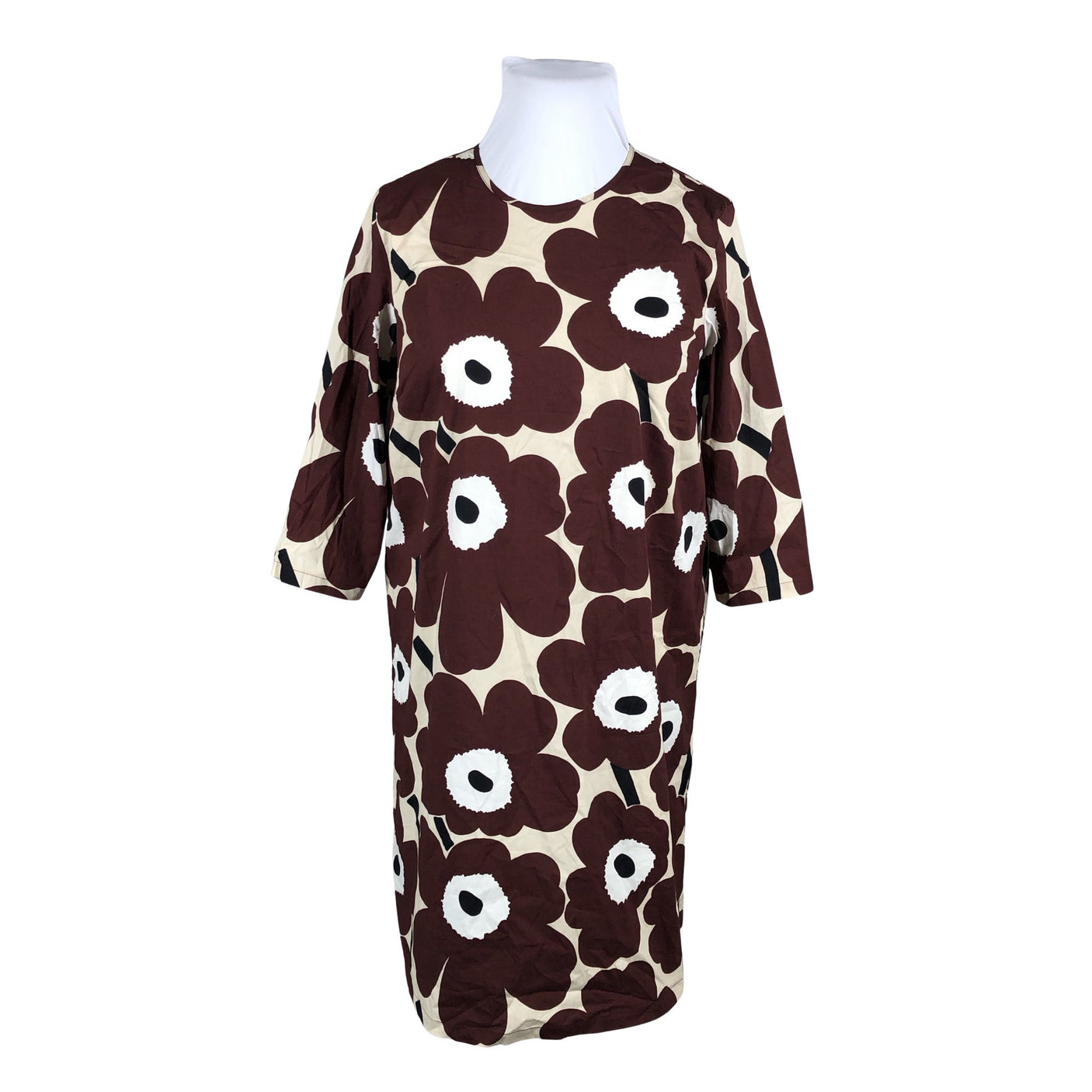 Unisex Marimekko - Mitteveniv kleit, suurus 44 - Pruun (1)