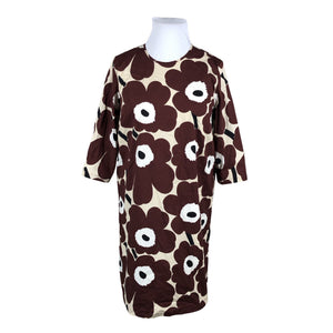 Unisex Marimekko - Mitteveniv kleit, suurus 44 - Pruun (2)