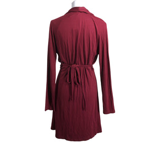 Unisex Esprit - Trikotaažist kleit, suurus 40 - Veinipunane (2)