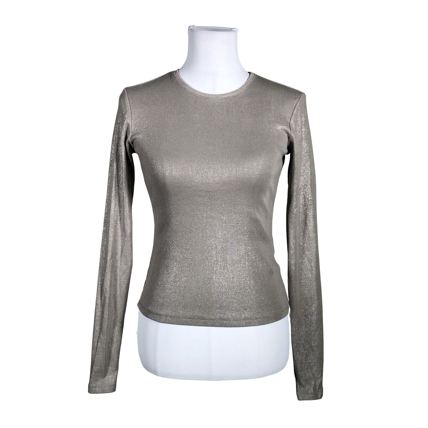 Unisex Weekday - Trikotaažist pluus, suurus 38 - Beige (1)