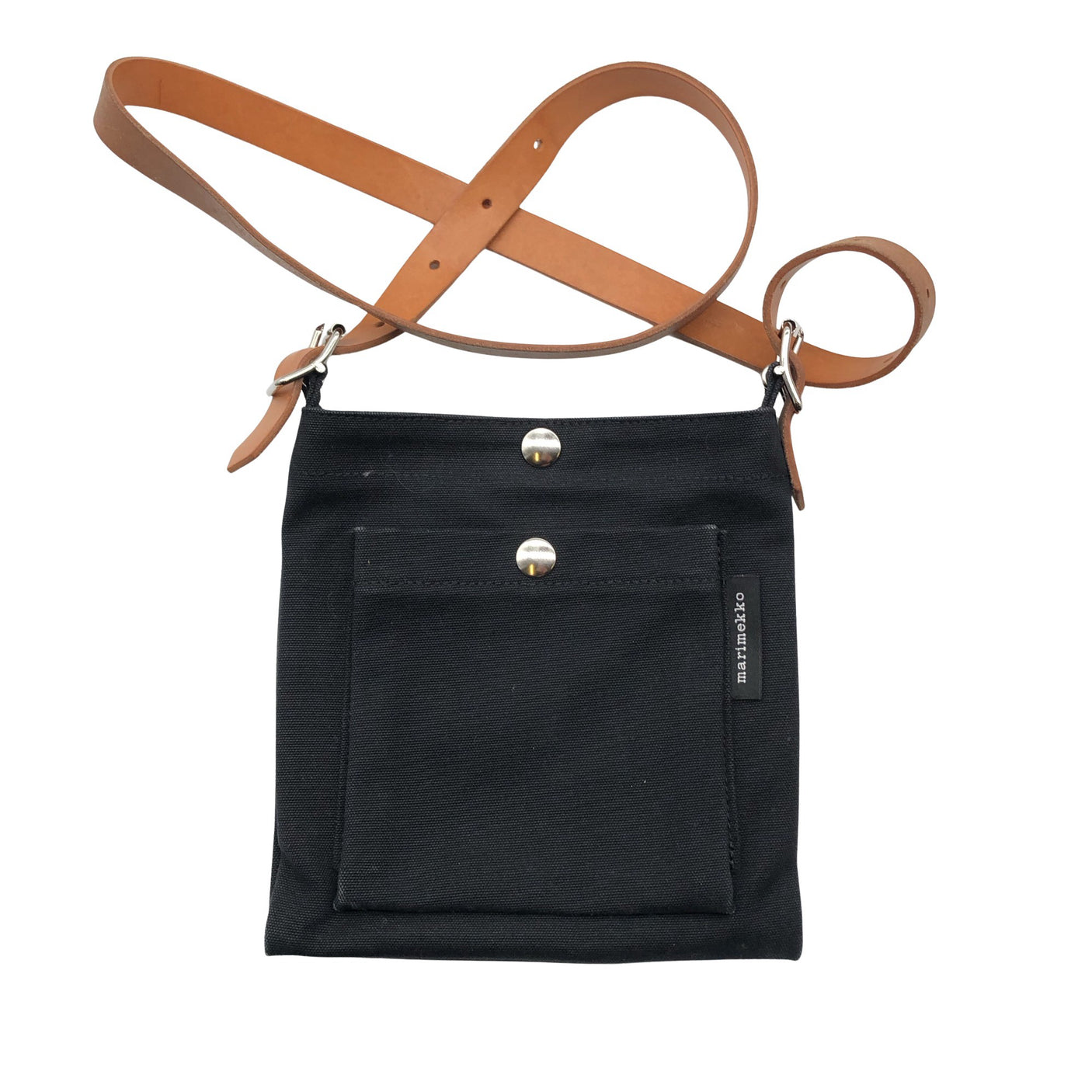 Unisex Marimekko - Õlakott, suurus Midi - Must (1)