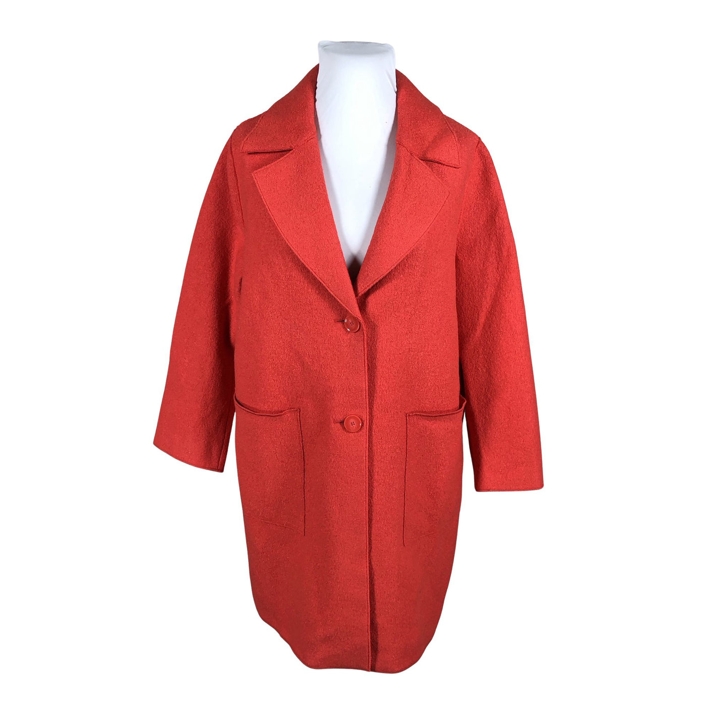 Unisex Gerry Weber - Villane mantel, suurus 48 - Punane (2)