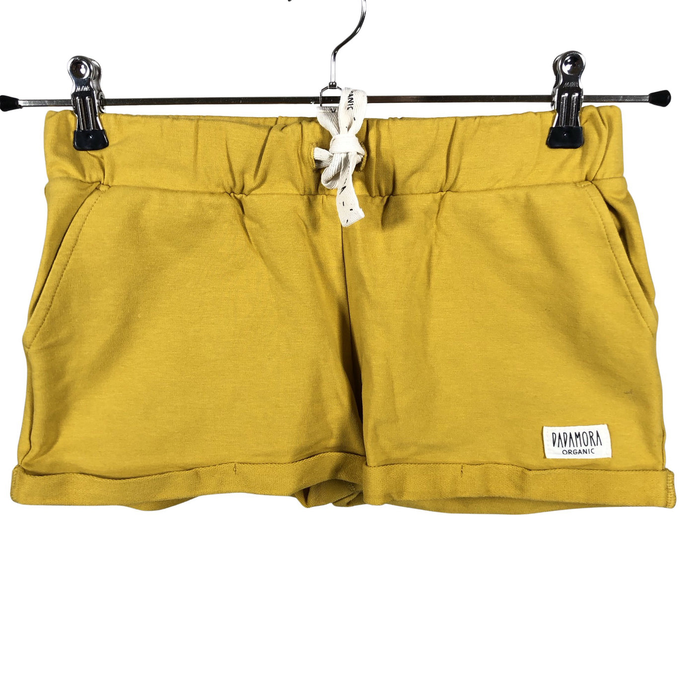 Unisex Dadamora - Dressikangast lühikesed püksid, suurus 36 - Kollane (1)