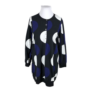 Unisex Nanso - Trikotaažist kleit, suurus 42 - Must (2)