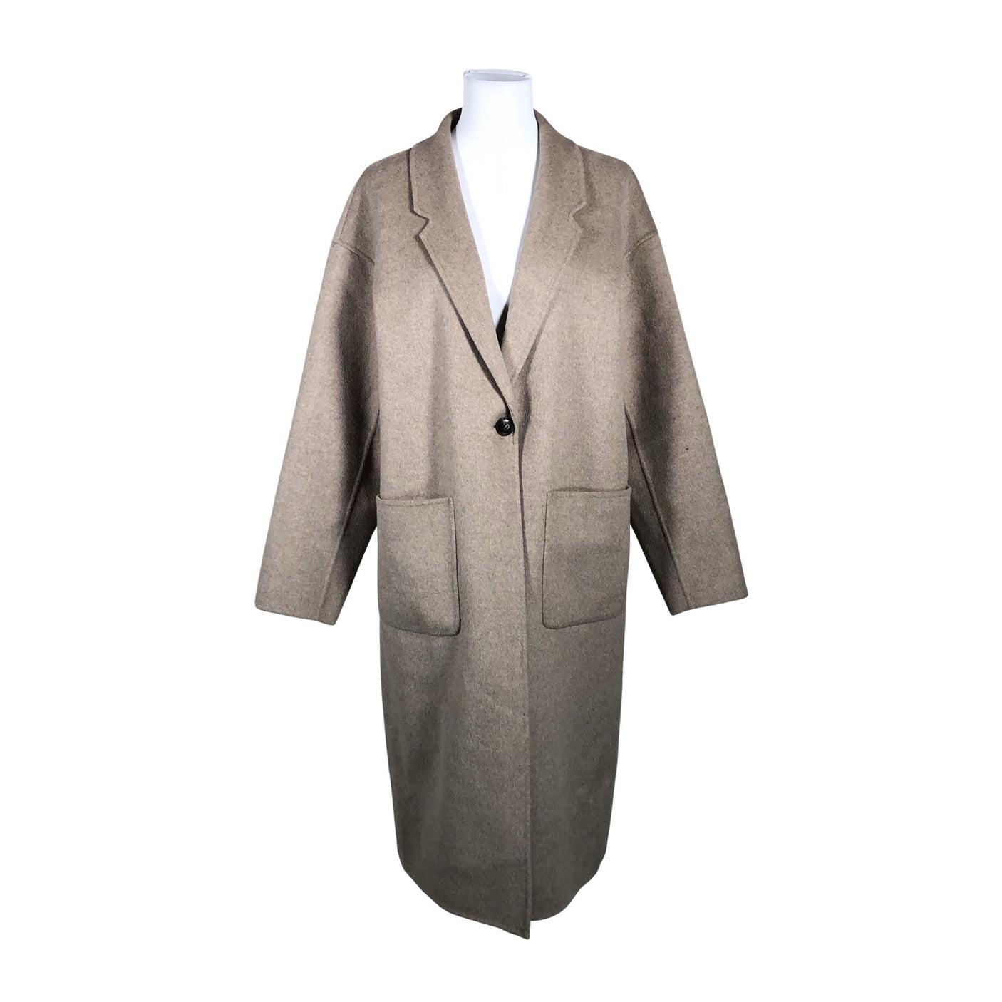 Unisex Nanso - Villane mantel, suurus 40 - Beige (1)