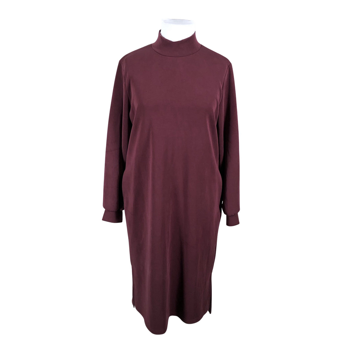 Unisex My Essential Wardrobe - Trikotaažist kleit, suurus 42 - Veinipunane (2)