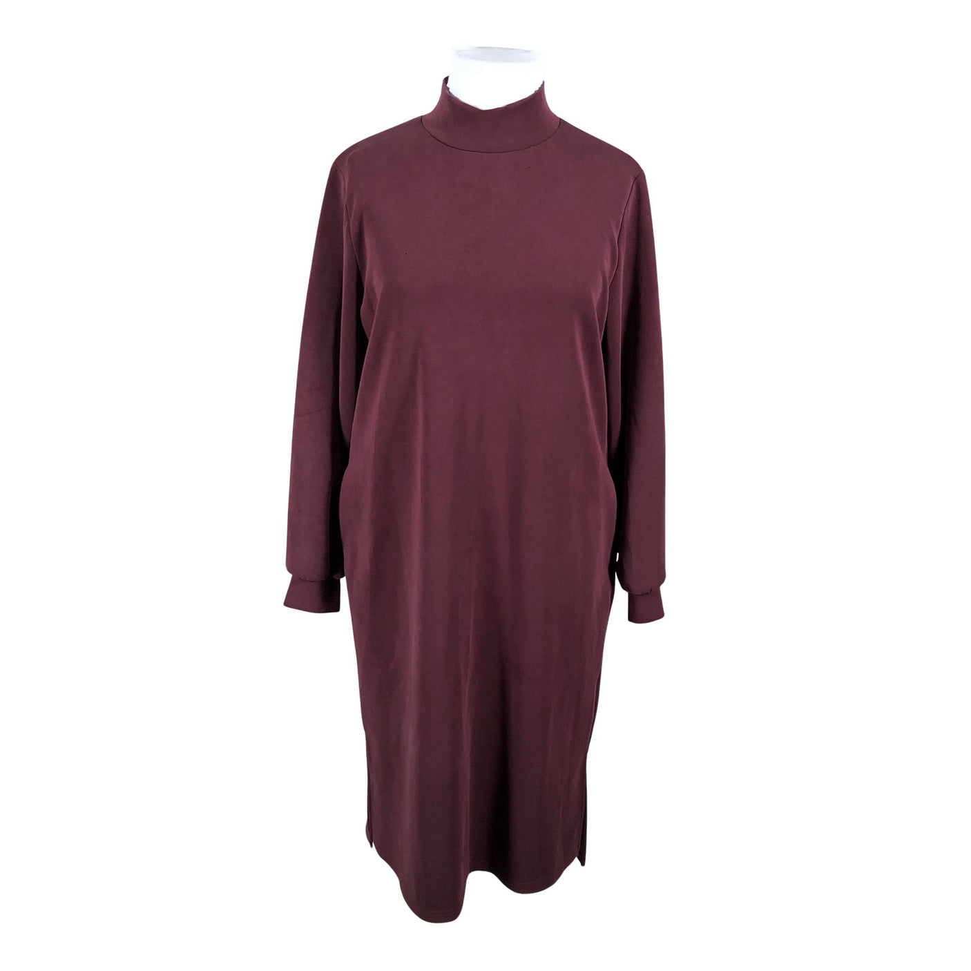 Unisex My Essential Wardrobe - Trikotaažist kleit, suurus 42 - Veinipunane (1)