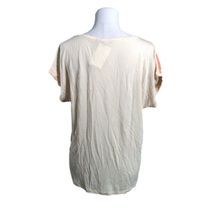 Unisex Esprit - Lühikeste käistega pluus, suurus 40 - Beige (2)