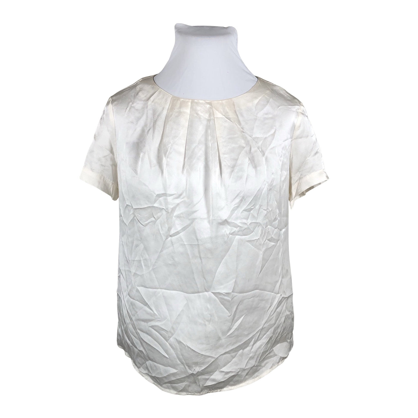 Unisex Ril's - Lühikeste käistega pluus, suurus 42 - Looduslik valge (1)