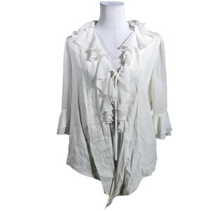 Unisex Kriss - Pluus, suurus 40 - Looduslik valge (1)