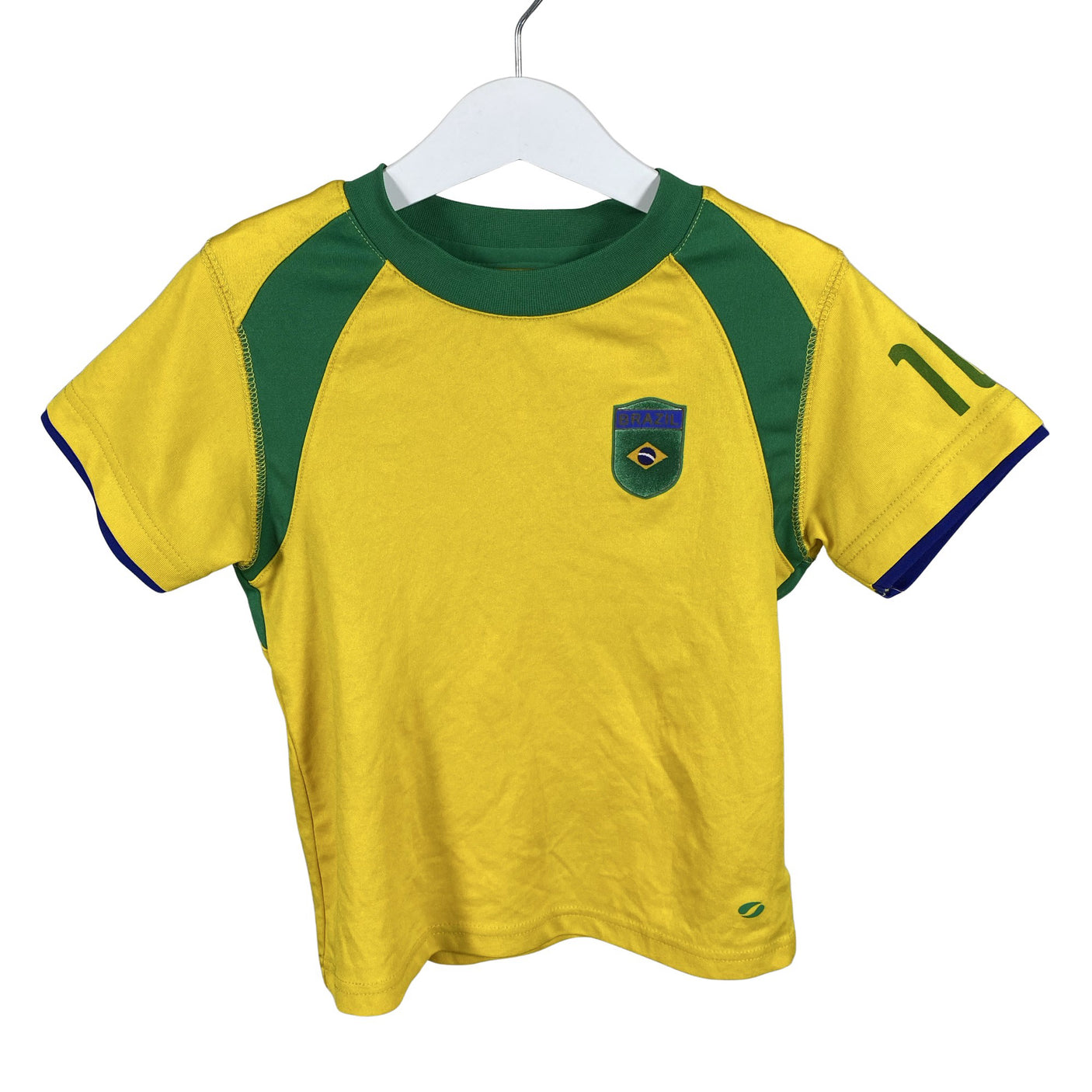 Unisex Soc - Spordisärk, lühikesed käised, suurus 110 - 116 - Kollane (1)