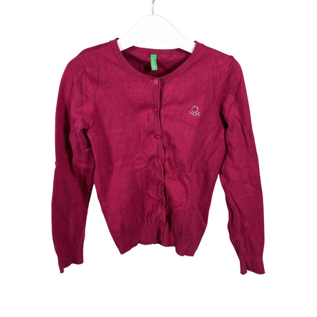 Unisex Benetton - Kardigan, suurus 128 - 134 - Roosa ()