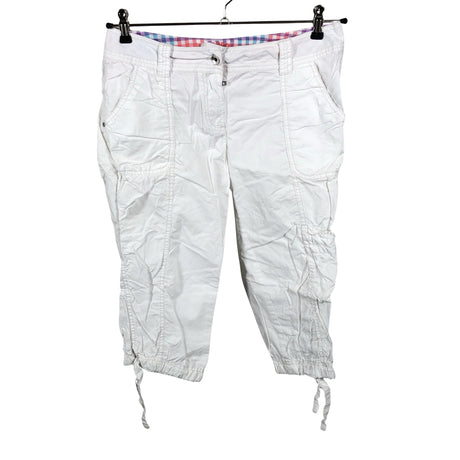 Unisex Esprit - Mittevenivad poolpikad püksid, suurus 38 - Valge (2)