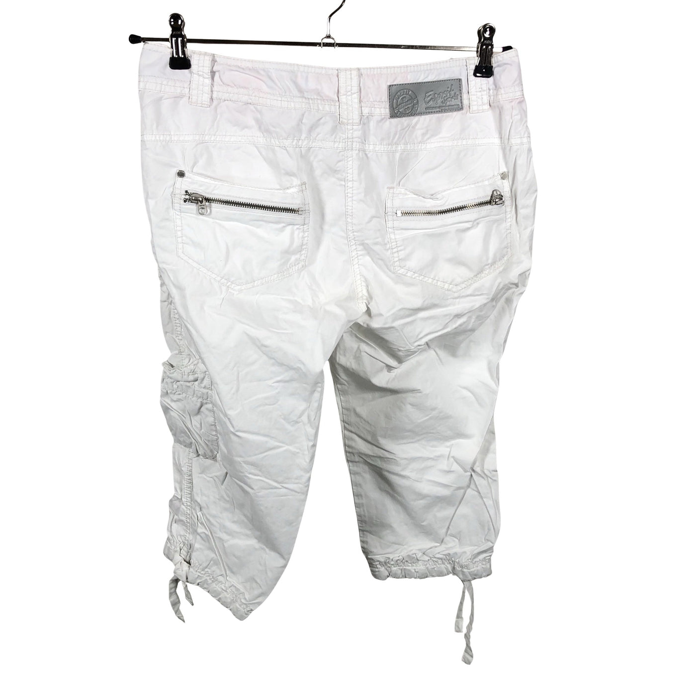 Unisex Esprit - Mittevenivad poolpikad püksid, suurus 38 - Valge (4)