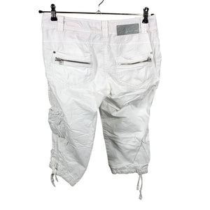 Unisex Esprit - Mittevenivad poolpikad püksid, suurus 38 - Valge (4)