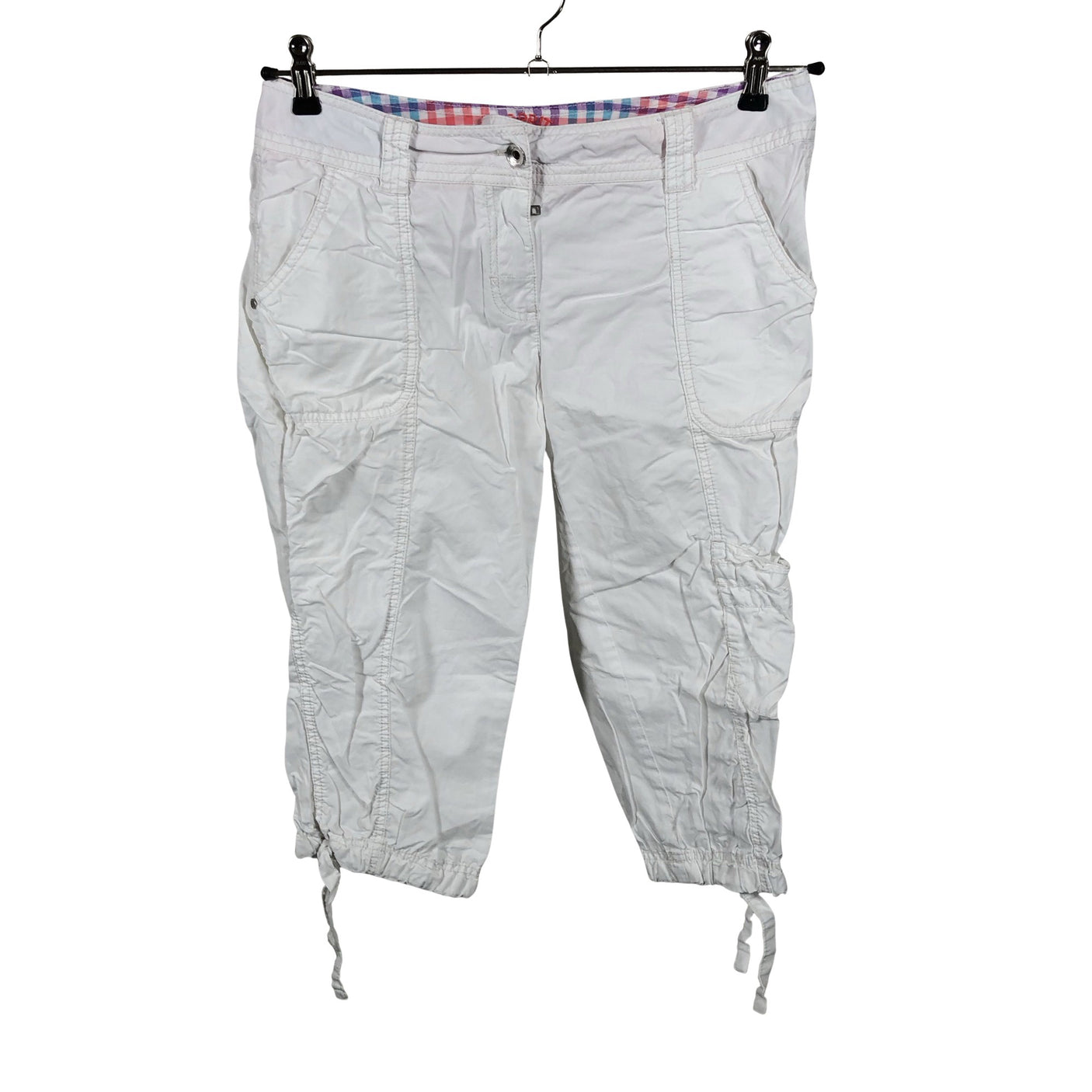 Unisex Esprit - Mittevenivad poolpikad püksid, suurus 38 - Valge (1)
