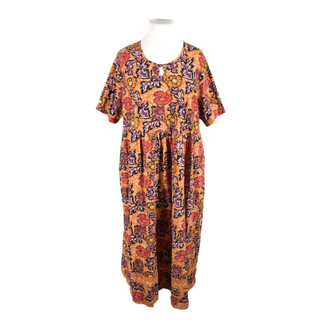 Unisex Ulla Popken - Trikotaažist kleit, suurus 52 - Oranž ()