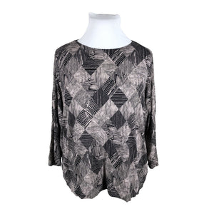 Unisex Marimekko - Trikotaažist pluus, suurus 48 - Must (2)