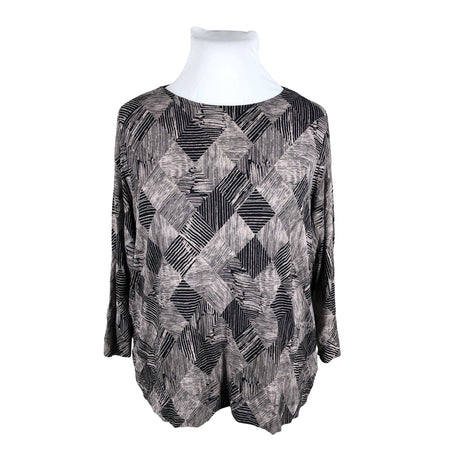 Unisex Marimekko - Trikotaažist pluus, suurus 48 - Must (2)