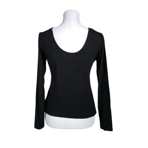 Unisex Kaiko - Trikotaažist pluus, suurus 38 - Must (2)